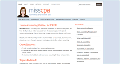 Desktop Screenshot of misscpa.com